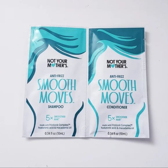 🌈4/$20 NEW Not Your Mother's Anti-Frizz Smooth Moves Shampoo & Conditioner Set - Picture 1 of 9